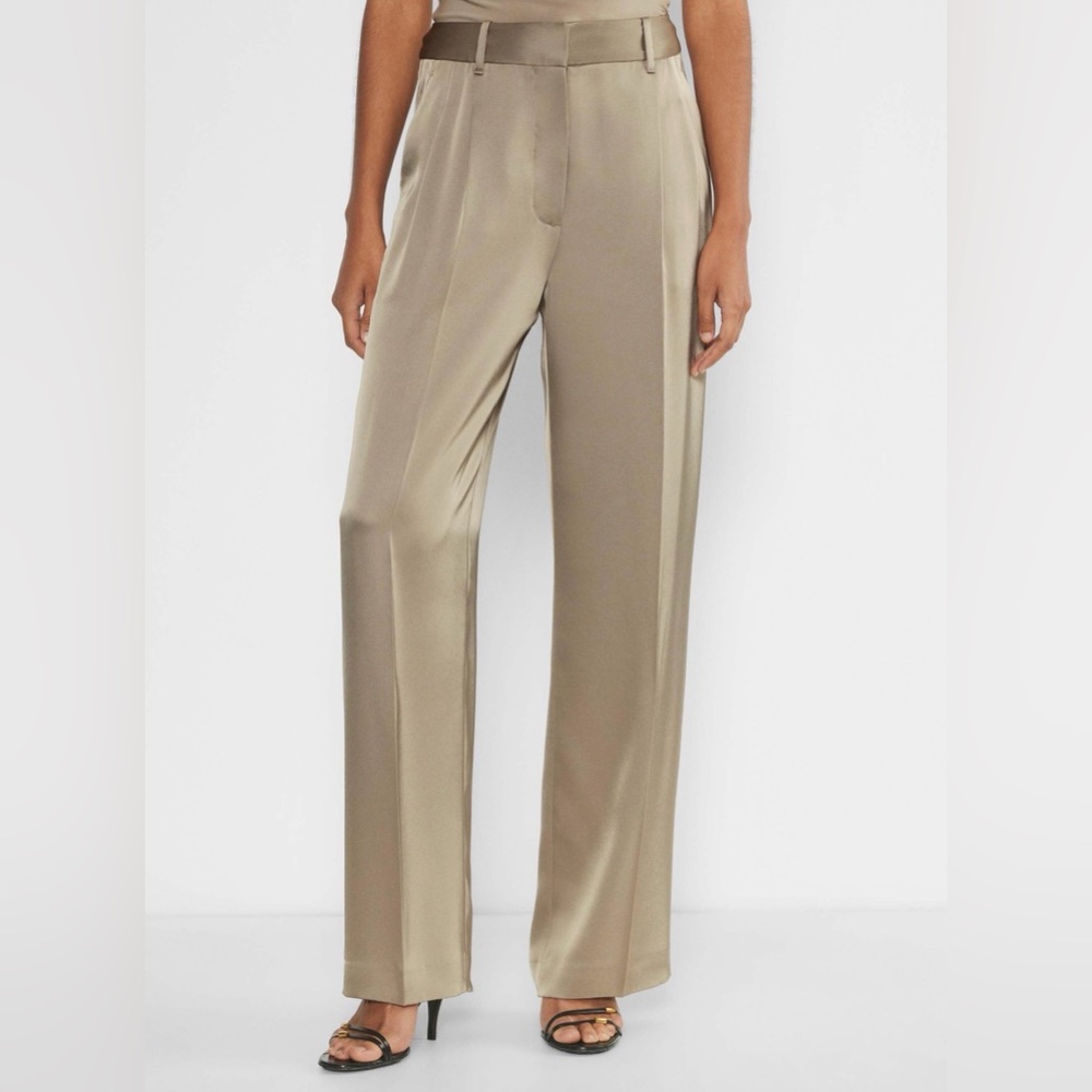 Babaton Wide Leg Pants in Rich Brown 2
